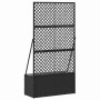 Jardinera Negro 70 x 30 x 135 cm Metal
