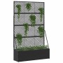 Jardinera Negro 105 x 30 x 170 cm Metal