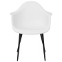 Esszimmerstühle 2 Einheiten, weißes PP von vidaXL, Essstühle - Ref: Foro24-338073, Preis: 141,49 €, Rabatt: %