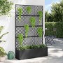 Jardinera Negro 105 x 30 x 170 cm Metal
