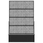 Jardinera Negro 105 x 30 x 170 cm Metal