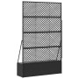 Jardinera Negro 105 x 30 x 170 cm Metal