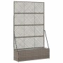 Jardinera Gris 105 x 30 x 170 cm Metal