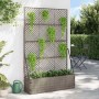 Jardinera Gris 105 x 30 x 170 cm Metal