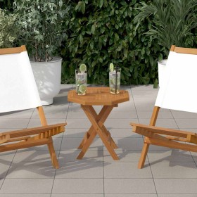 Tablero de mesa octogonal de madera maciza de teca 40x40x2,5 cm