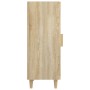 Aparador madera contrachapada color roble Sonoma 3