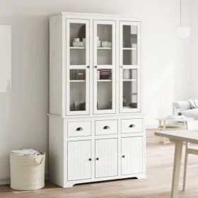 BODO tall sideboard solid white pine wood 115.5x43x200.5 cm by vidaXL, Sideboards - Ref: Foro24-3206451, Price: 509,70 €, Dis...