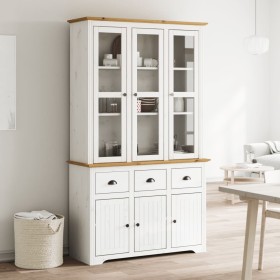 Aparador alto BODO madera pino blanco marrón 115,5x43x200,5 cm von vidaXL, Sideboards - Ref: Foro24-3206452, Preis: 532,96 €,...