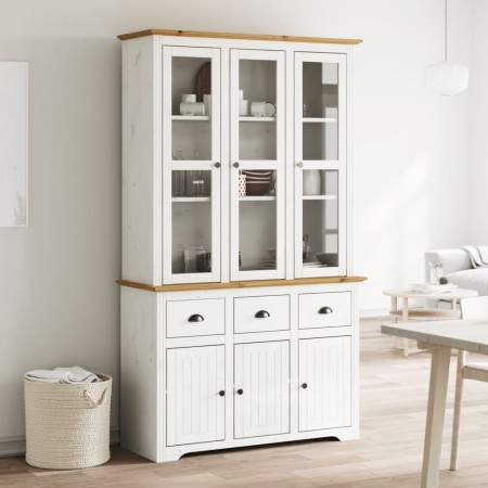 Aparador alto BODO madera pino blanco marrón 115,5x43x200,5 cm von vidaXL, Sideboards - Ref: Foro24-3206452, Preis: 532,96 €,...