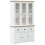 Aparador alto BODO madera pino blanco marrón 115,5x43x200,5 cm von vidaXL, Sideboards - Ref: Foro24-3206452, Preis: 532,96 €,...