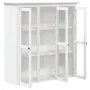 BODO hohes Sideboard aus massivem weißem Kiefernholz 115,5 x 43 x 200,5 cm von vidaXL, Sideboards - Ref: Foro24-3206451, Prei...