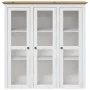 Aparador alto BODO madera pino blanco marrón 115,5x43x200,5 cm by vidaXL, Sideboards - Ref: Foro24-3206452, Price: 521,04 €, ...