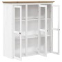 Aparador alto BODO madera pino blanco marrón 115,5x43x200,5 cm von vidaXL, Sideboards - Ref: Foro24-3206452, Preis: 532,96 €,...