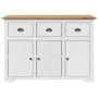 Aparador alto BODO madera pino blanco marrón 115,5x43x200,5 cm by vidaXL, Sideboards - Ref: Foro24-3206452, Price: 521,04 €, ...