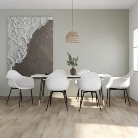 Dining chairs 6 units white PP by vidaXL, dining chairs - Ref: Foro24-3082356, Price: 342,28 €, Discount: %