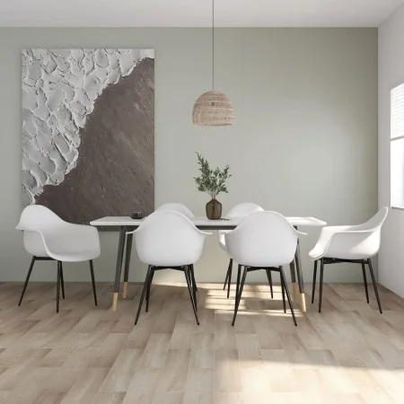 Dining chairs 6 units white PP by vidaXL, dining chairs - Ref: Foro24-3082356, Price: 342,28 €, Discount: %