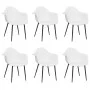 Dining chairs 6 units white PP by vidaXL, dining chairs - Ref: Foro24-3082356, Price: 342,28 €, Discount: %