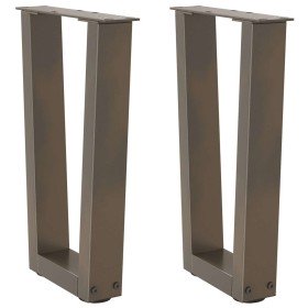 Patas para mesa de centro en forma de V (2 unidades, acero