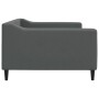 Sofá cama tela gris oscuro 100x200 cm de vidaXL, Camas y somieres - Ref: Foro24-354167, Precio: 205,10 €, Descuento: %