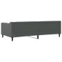 Sofá cama tela gris oscuro 100x200 cm de vidaXL, Camas y somieres - Ref: Foro24-354167, Precio: 205,10 €, Descuento: %