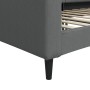 Sofá cama tela gris oscuro 100x200 cm de vidaXL, Camas y somieres - Ref: Foro24-354167, Precio: 205,10 €, Descuento: %