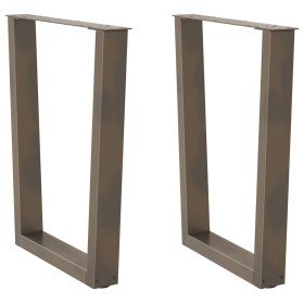 Patas para mesa de comedor en forma de V (2 unidades, acero