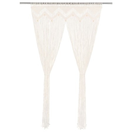 Cortina de macramé algodón 140x240 cm de vidaXL, Cortinas y visillos - Ref: Foro24-133908, Precio: 43,29 €, Descuento: %