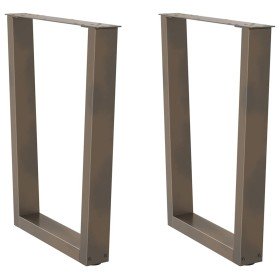 Patas para mesa de comedor en forma de V (2 unidades, acero