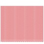Tela de repuesto de toldo rayas rojas y blancas 4,5x3,5 m