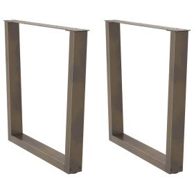 Patas para mesa de comedor en forma de V (2 unidades, acero