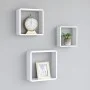 Cube wall shelves 3 units white MDF by vidaXL, Shelves and shelves - Ref: Foro24-323952, Price: 46,92 €, Discount: %