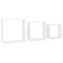 Cube wall shelves 3 units white MDF by vidaXL, Shelves and shelves - Ref: Foro24-323952, Price: 44,18 €, Discount: %