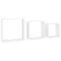 Cube wall shelves 3 units white MDF by vidaXL, Shelves and shelves - Ref: Foro24-323952, Price: 46,92 €, Discount: %