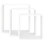 Estantes cubo de pared 3 unidades MDF blanco de vidaXL, Estantes y estanterías - Ref: Foro24-323952, Precio: 44,93 €, Descuen...