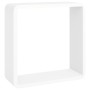 Cube Wandregale 3 Einheiten aus weißem MDF von vidaXL, Regale und Regale - Ref: Foro24-323952, Preis: 44,18 €, Rabatt: %