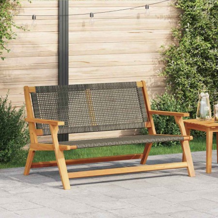 Muebles de jardín Gris 122 x 78 x 73cm Madera maciza de Acacia