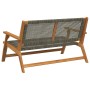 Muebles de jardín Gris 122 x 78 x 73cm Madera maciza de Acacia