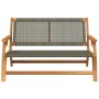 Muebles de jardín Gris 122 x 78 x 73cm Madera maciza de Acacia