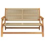 Muebles de jardín Beige 78 x 122 x 73cm Madera maciza de Acacia