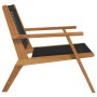 Muebles de jardín 2 pcs Negro 67 x 78 x 73cm