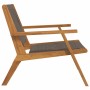 Muebles de jardín 2 pcs Gris 78 x 67 x 73cm