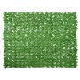 Pantalla de balcón de hojas verde 200x150 cm