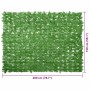 Pantalla de balcón de hojas verde 200x150 cm