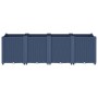 Jardinera PP azul gris 160x40x53 cm