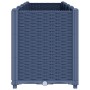 Jardinera PP azul gris 160x40x53 cm