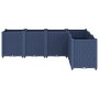 Jardinera PP azul gris 160x120x53 cm