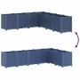 Jardinera PP azul gris 160x160x53 cm