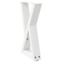 Patas para mesa de centro (2 unidades), color blanco, 38 x