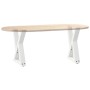 Patas para mesa de centro (2 unidades), color blanco, 38 x