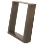 Patas para mesa de centro en forma de U (2 unidades, acero